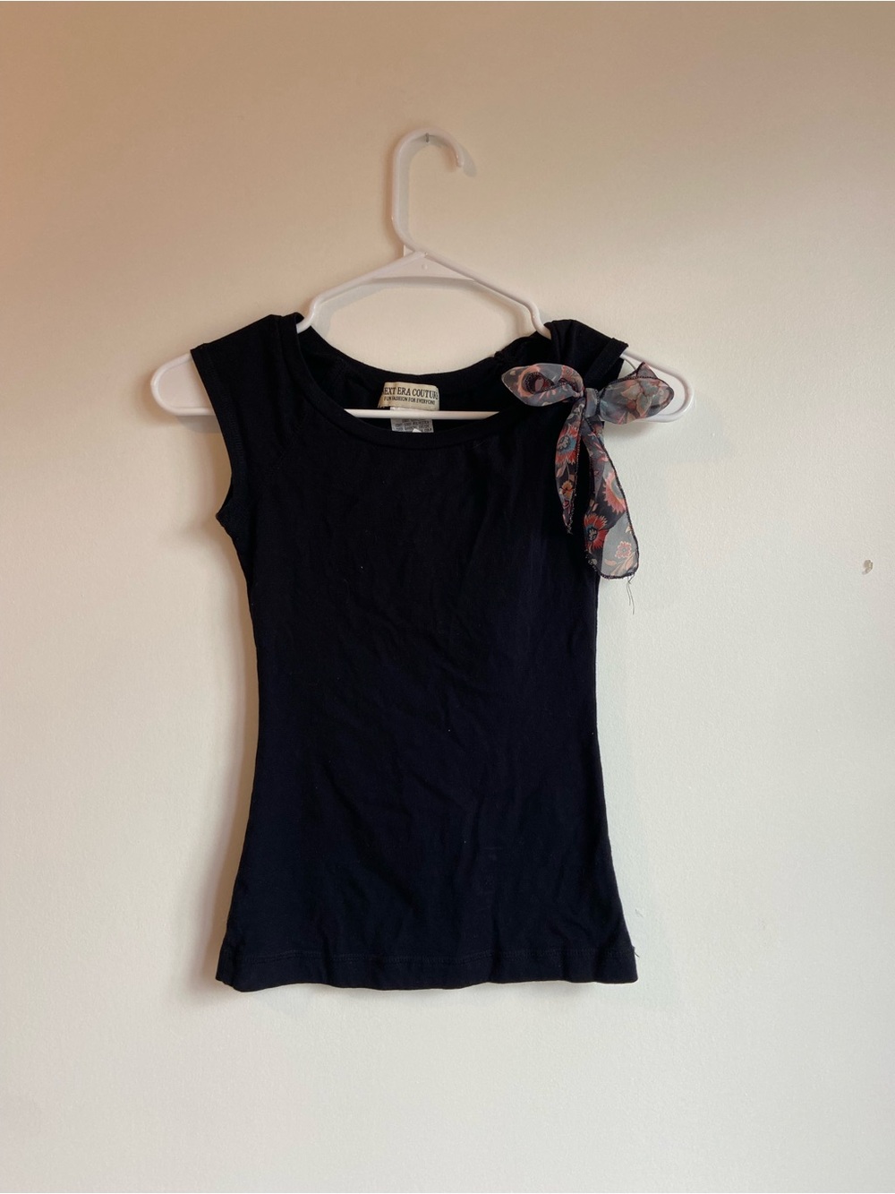 Vintage Next Era Couture Top with Bow Accent